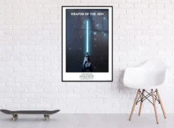 Star Wars Poster Weapon of the Jedi Glow-In-The-Dark