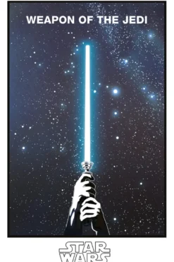 Star Wars Poster Weapon of the Jedi Glow-In-The-Dark