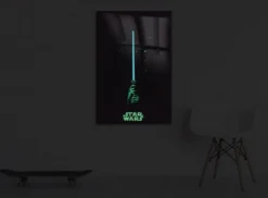 Star Wars Poster Weapon of the Jedi Glow-In-The-Dark