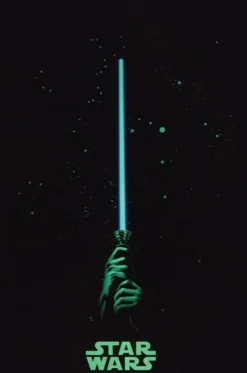 Star Wars Poster Weapon of the Jedi Glow-In-The-Dark
