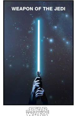 Star Wars Poster Weapon of the Jedi Glow-In-The-Dark