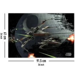 Star Wars Poster X-Wings Space Battle