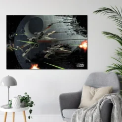 Star Wars Poster X-Wings Space Battle