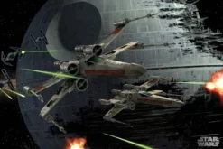 Star Wars Poster X-Wings Space Battle
