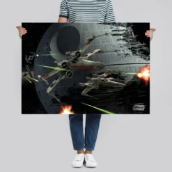 Star Wars Poster X-Wings Space Battle