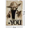 Star Wars Poster Yoda May the Force be with You