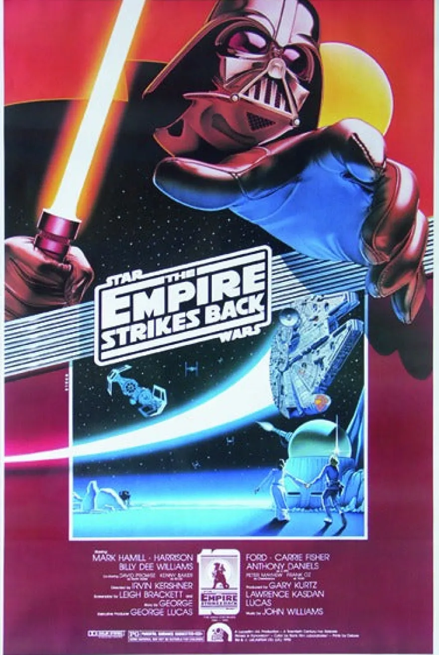 Star Wars Postkarte Empire Strikes back