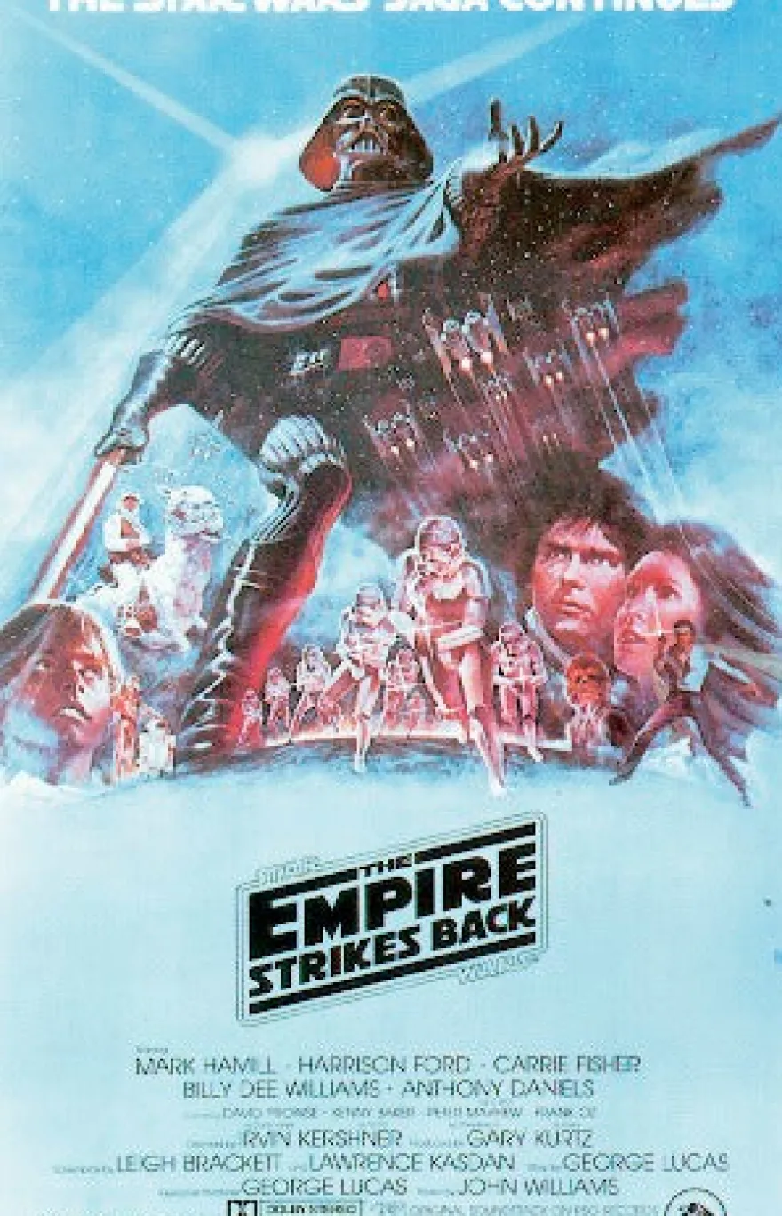 Star Wars Postkarte Empire Strikes back
