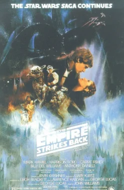 Star Wars Postkarte Empire Strikes back