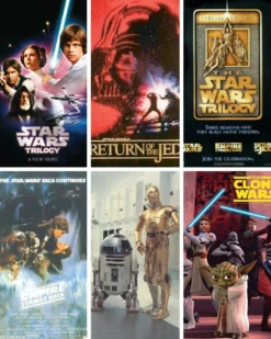 Star Wars Postkarten 6er Set