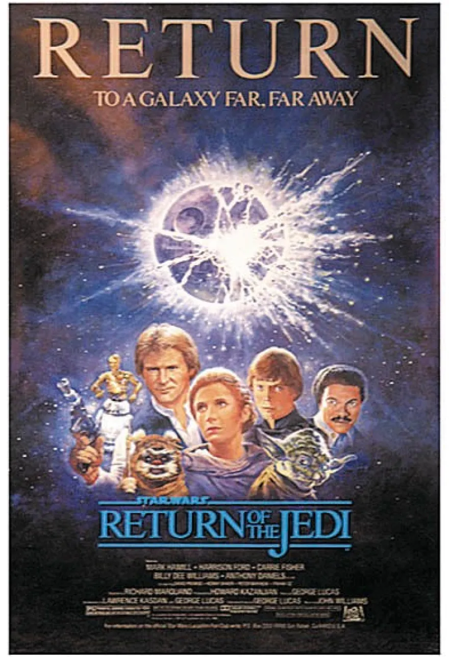 Star Wars Postkarte Return of the Jedi