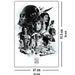 Star Wars 40th Anniversary Poster Montage