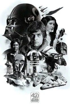 Star Wars 40th Anniversary Poster Montage
