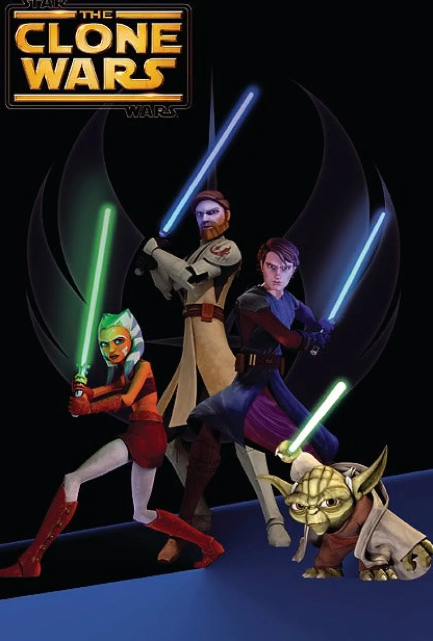 Star Wars The Clone Wars Postkarte