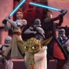 Star Wars the Clone Wars Postkarte