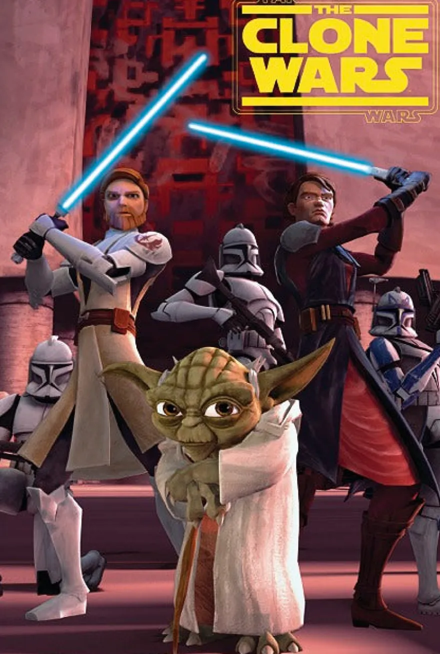 Star Wars the Clone Wars Postkarte