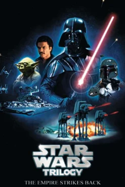 Star Wars Trilogy Poster The Empire Strikes Back