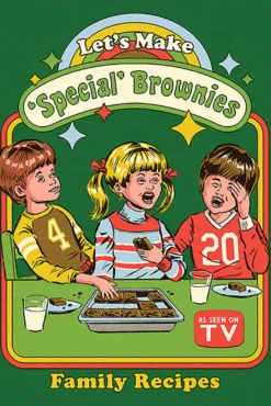 Steven Rhodes Poster Let's Make Special Brownies