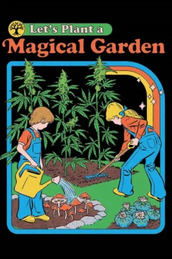 Steven Rhodes Poster Let's Plant A Magical Garden
