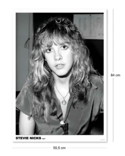 Stevie Nicks Poster Retro Fotografie von 1977 - 61x91,5 cm