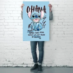 Stitch Poster Disney Means Family..