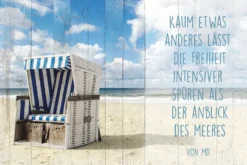 Strandkorb Poster Marlene Dietrich