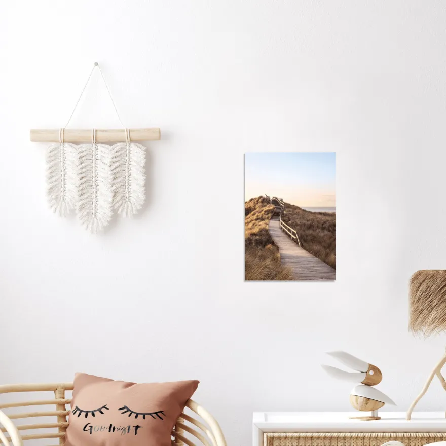 Strandweg Kunstdruck Din A4