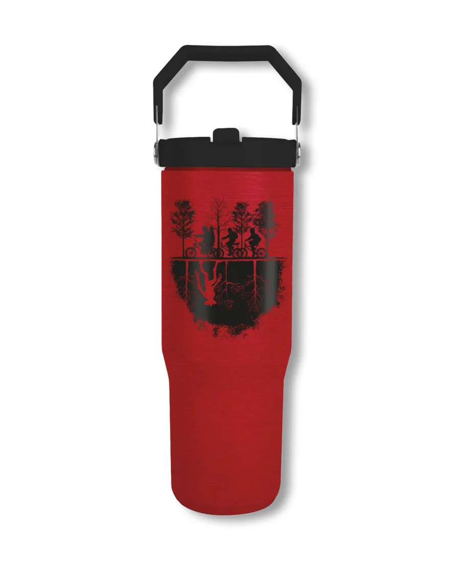 Stranger Things 30oz Tumbler Griff & Flip-Strohhalm 0,85l