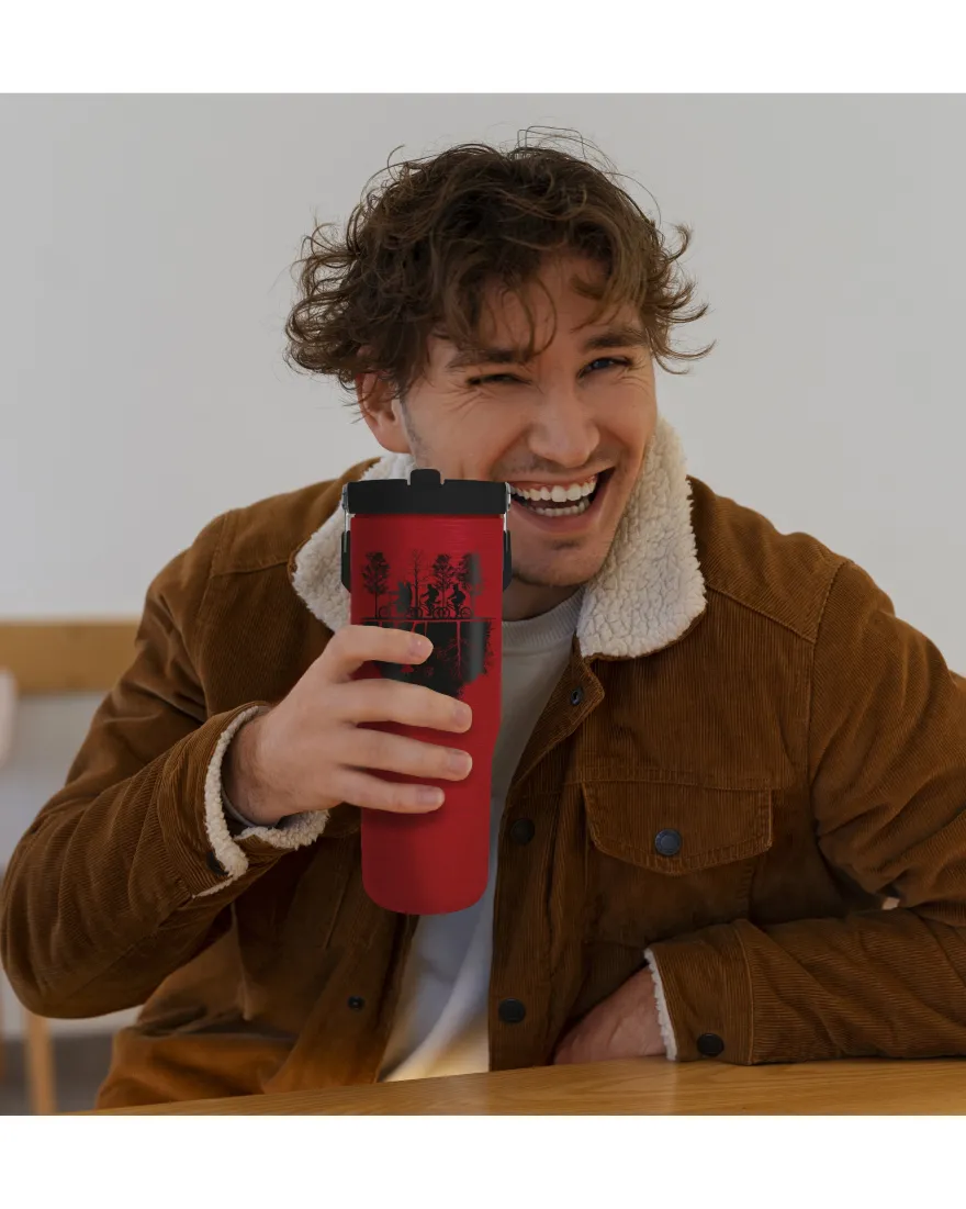 Stranger Things 30oz Tumbler Griff & Flip-Strohhalm 0,85l