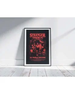 Stranger Things 5 Poster All Friends Welcome