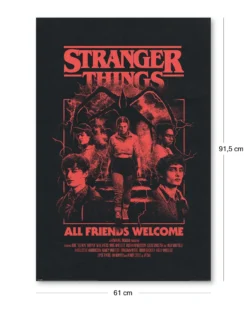 Stranger Things 5 Poster All Friends Welcome