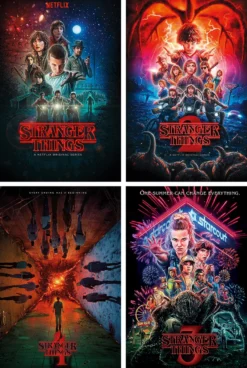 Stranger Things Poster 4er-Set