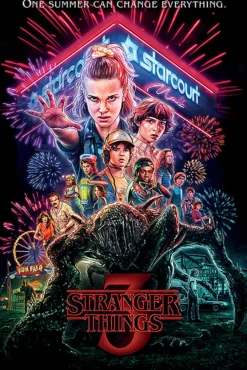 Stranger Things Poster 4er-Set