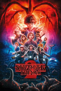 Stranger Things Poster 4er-Set