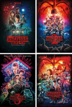 Stranger Things Poster 4er-Set Season 1 - 4
