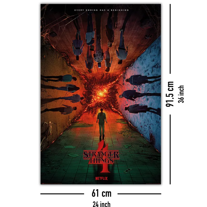 Stranger Things 4 Poster Every Ending Has A Beginning