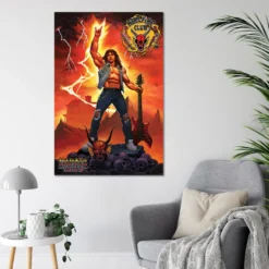 Stranger Things 4 Poster Hellfire Club Rock God