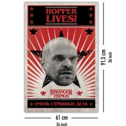 Stranger Things Poster Hopper Lives!