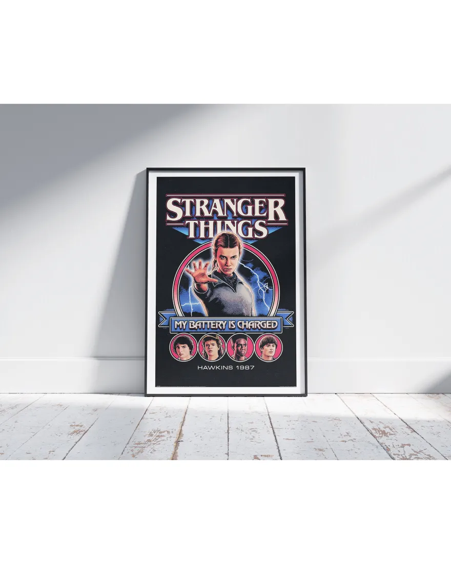 Stranger Things 5 Poster My Battery Is Charged