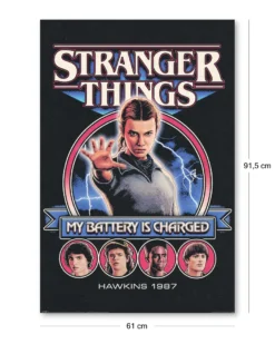 Stranger Things 5 Poster My Battery Is Charged