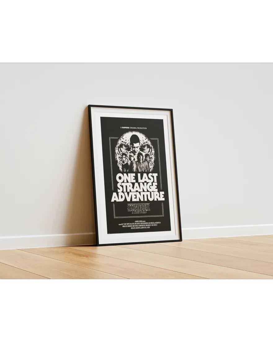Stranger Things 5 Poster One Last Strange Adventure