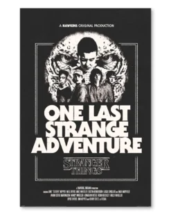 Stranger Things 5 Poster One Last Strange Adventure