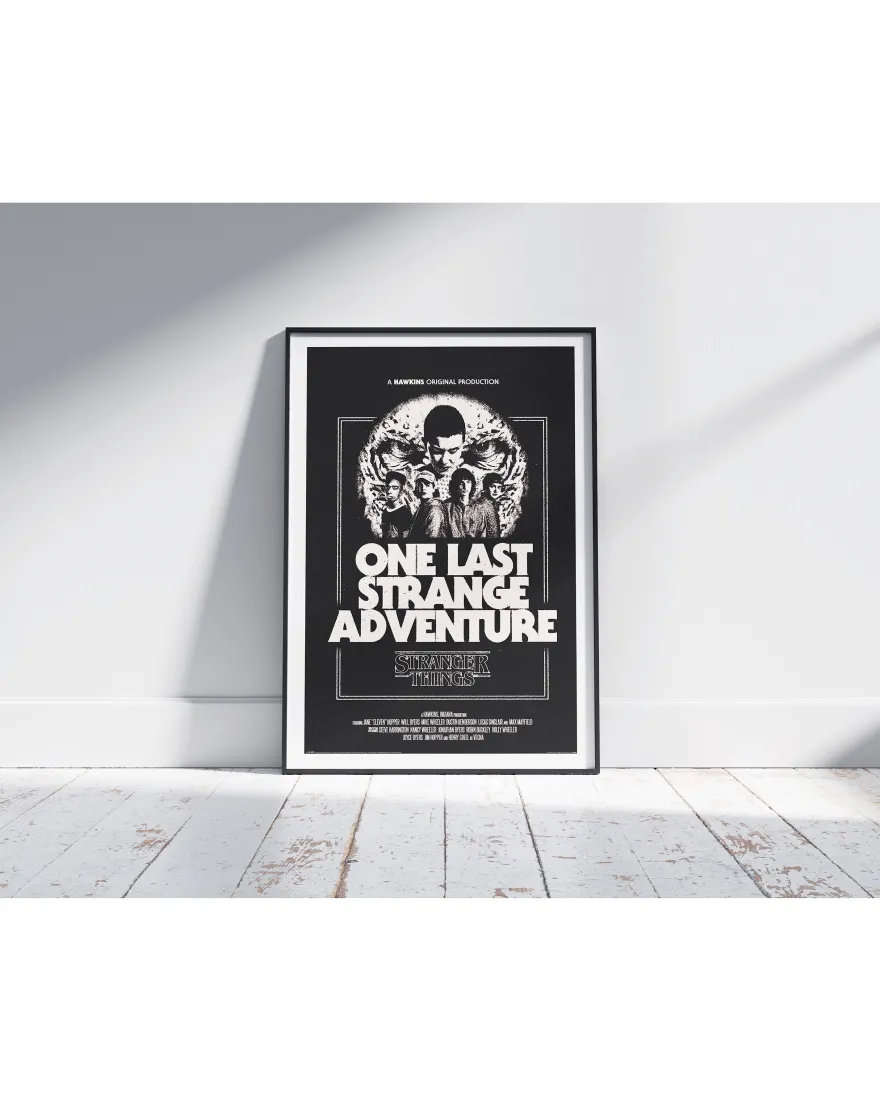 Stranger Things 5 Poster One Last Strange Adventure