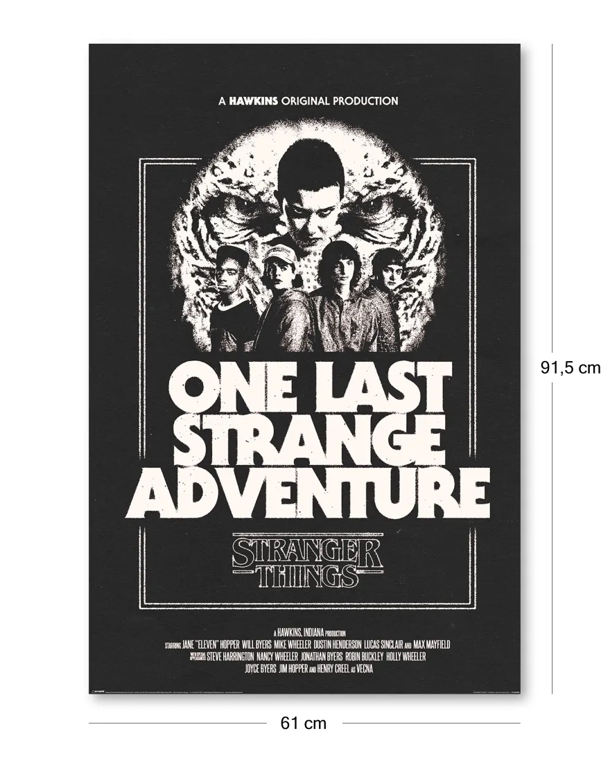 Stranger Things 5 Poster One Last Strange Adventure