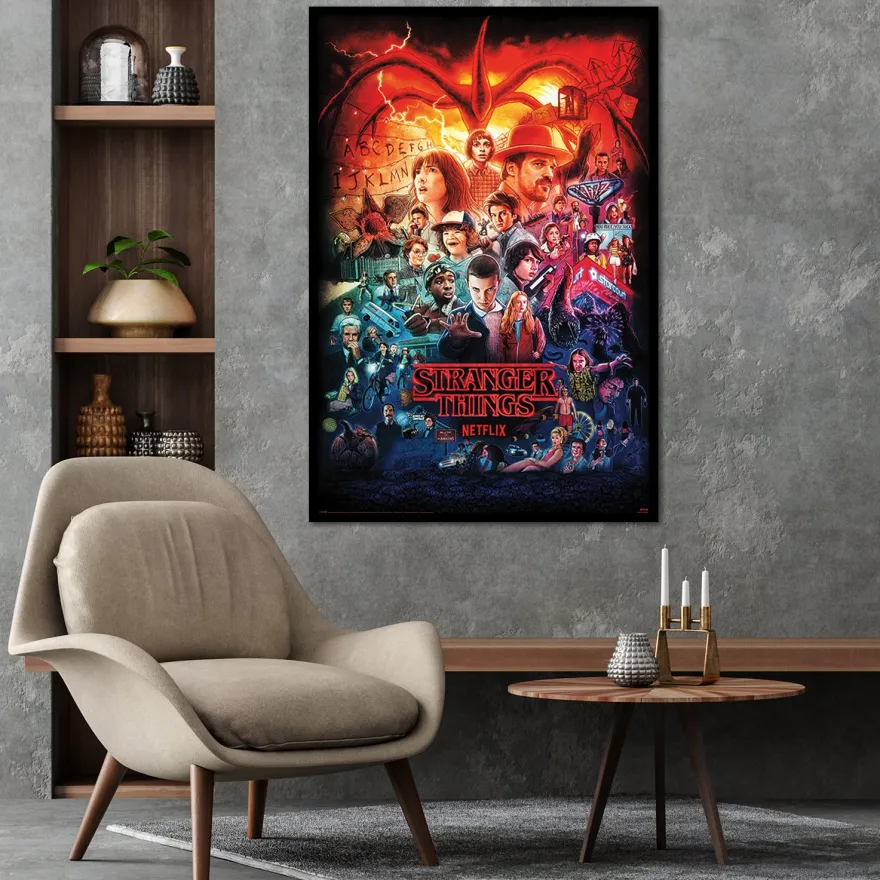 Stranger Things 4 Poster Seasons Montage