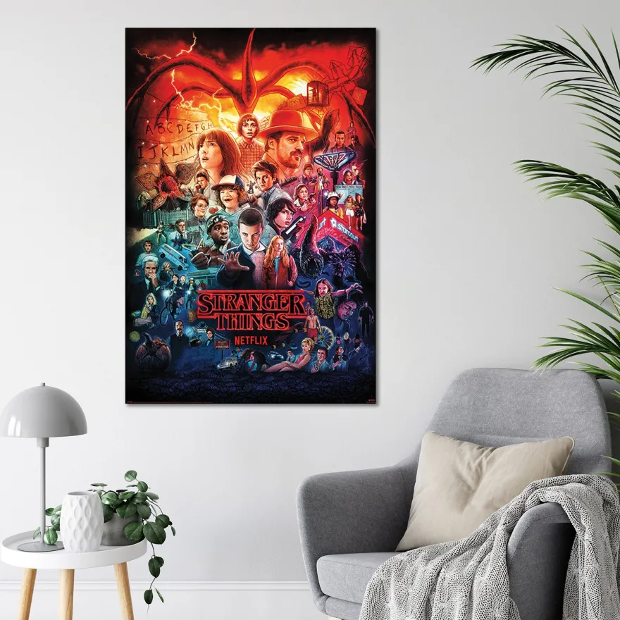 Stranger Things 4 Poster Seasons Montage
