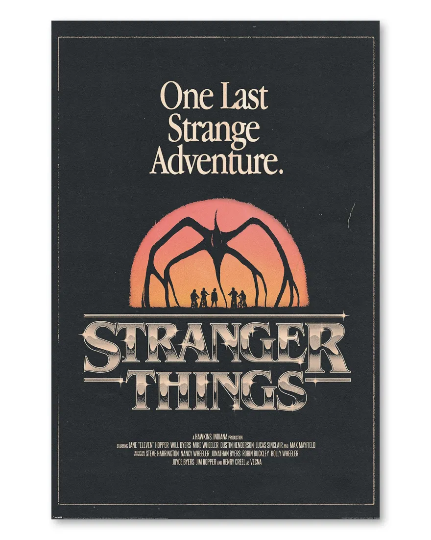 Stranger Things Posterset Season 5 (3er Set #2)