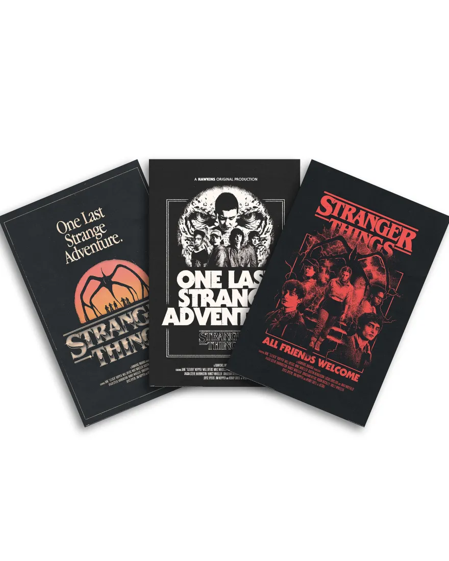 Stranger Things Posterset Season 5 (3er Set #2)