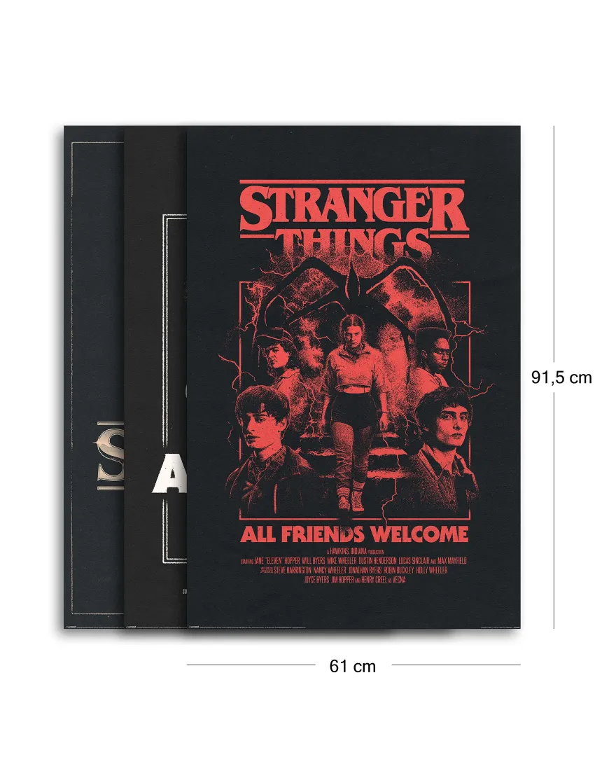 Stranger Things Posterset Season 5 (3er Set #2)