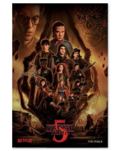 Stranger Things Season 5 Poster: The Finale - Chapter Eight: The Rightside Up - 61x91,5 cm